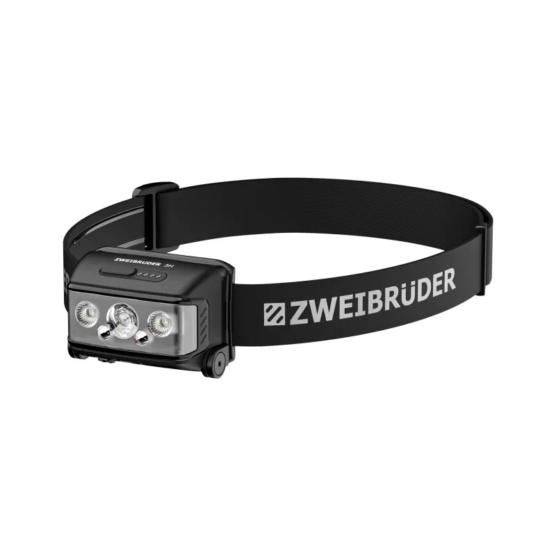 Zweibrüder ZB3H LED oplaadbare hoofdlamp 600 lumen USB-C