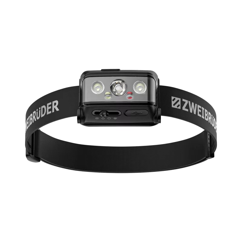 Zweibrüder ZB3H LED oplaadbare hoofdlamp 600 lumen USB-C
