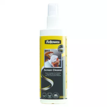Fellowes schermreinigingsspray 250 ml met microvezeldoek