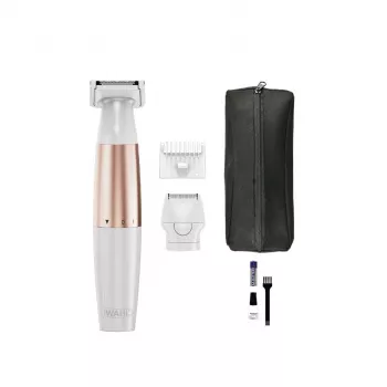 Wahl TRIM and SHAVE 3028668 bikinietrimmer, oplaadbaar, nat & droog, wit/roze
