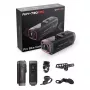 AKEEYO 730Pro 4K stuur-actiecamera voor fiets en motor - zwart