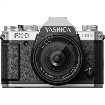 Yashica FX-D 300 compacte digitale camera, 50 MP, 4K, zwart