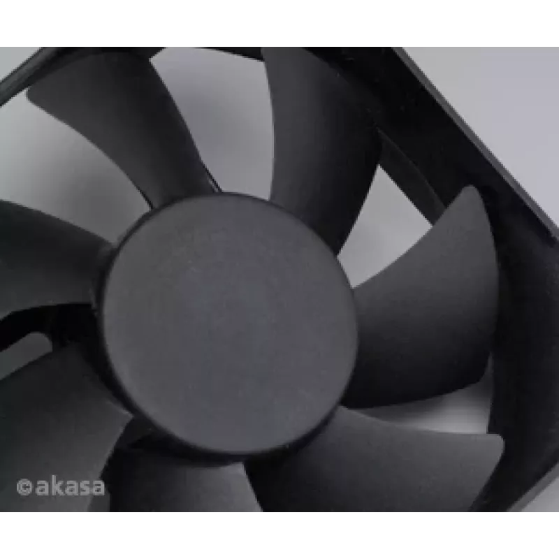 Akasa AK-181BK-S 80mm zwarte behuizingsventilator - 20,21 dB