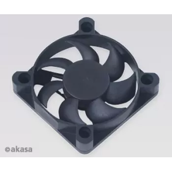 Akasa 5cm zwarte behuizingsventilator - 26,09 dB - 50mm