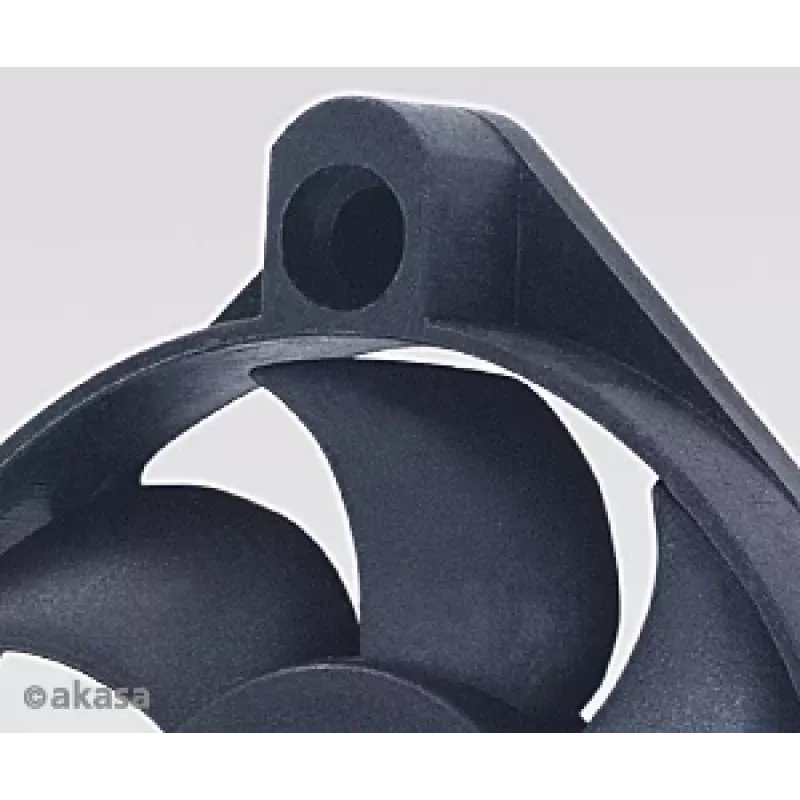 Akasa 5cm zwarte behuizingsventilator - 26,09 dB - 50mm