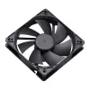 Akasa 12cm zwarte fan - 17,5 dB - zwart