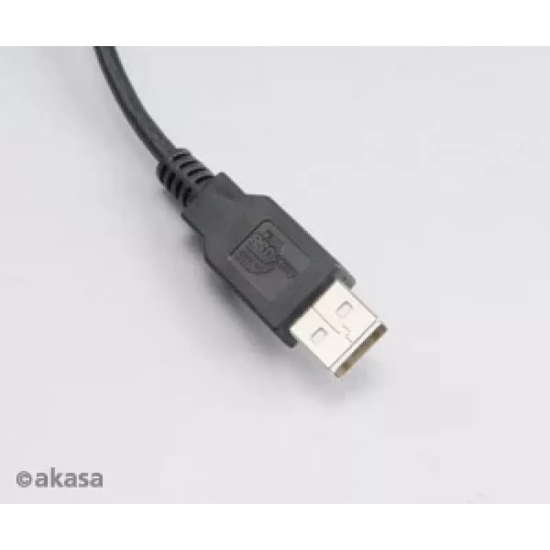 Akasa AK-CBUB05-10BK USB 2.0 kabel - USB-A naar micro-USB-B - 1m - zwart