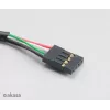Akasa AK-CBUB06-60BK interne naar externe USB 2.0 kabel, 60 cm, zwart