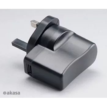 Akasa USB-reisoplader - voeding (USB) - wit