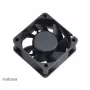 Akasa 60x25mm zwarte behuizingsventilator 3-pins sleeve bearing medium speed