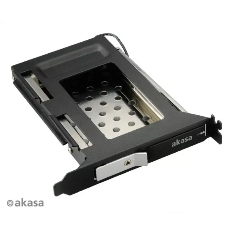 Akasa Lokstor M23 - mobiel opslagrack - 2,5 inch (6,4 cm)