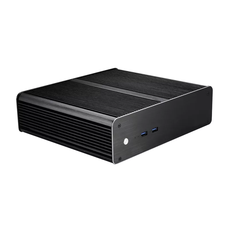 Akasa Euler T mini tower pc-behuizing zwart Mini-ITX aluminium 2,5 inch