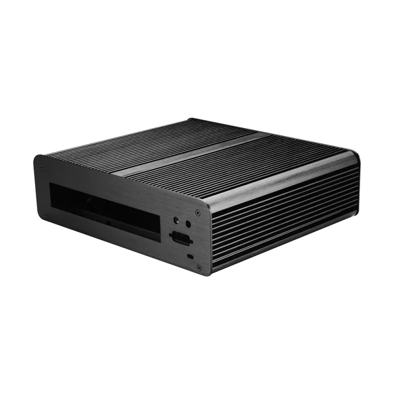 Akasa Euler T mini tower pc-behuizing zwart Mini-ITX aluminium 2,5 inch