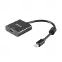 Akasa Mini DisplayPort male naar HDMI female video-adapter - 4K@30Hz, zwart