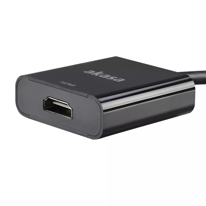 Akasa Mini DisplayPort male naar HDMI female video-adapter - 4K@30Hz, zwart