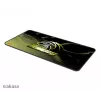 Akasa AK-MPD-03YL patroon rubber gaming muismat - geel/zwart, 320x270x3mm