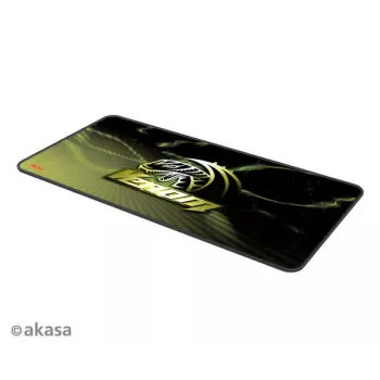 Akasa AK-MPD-03YL patroon rubber gaming muismat - geel/zwart, 320x270x3mm