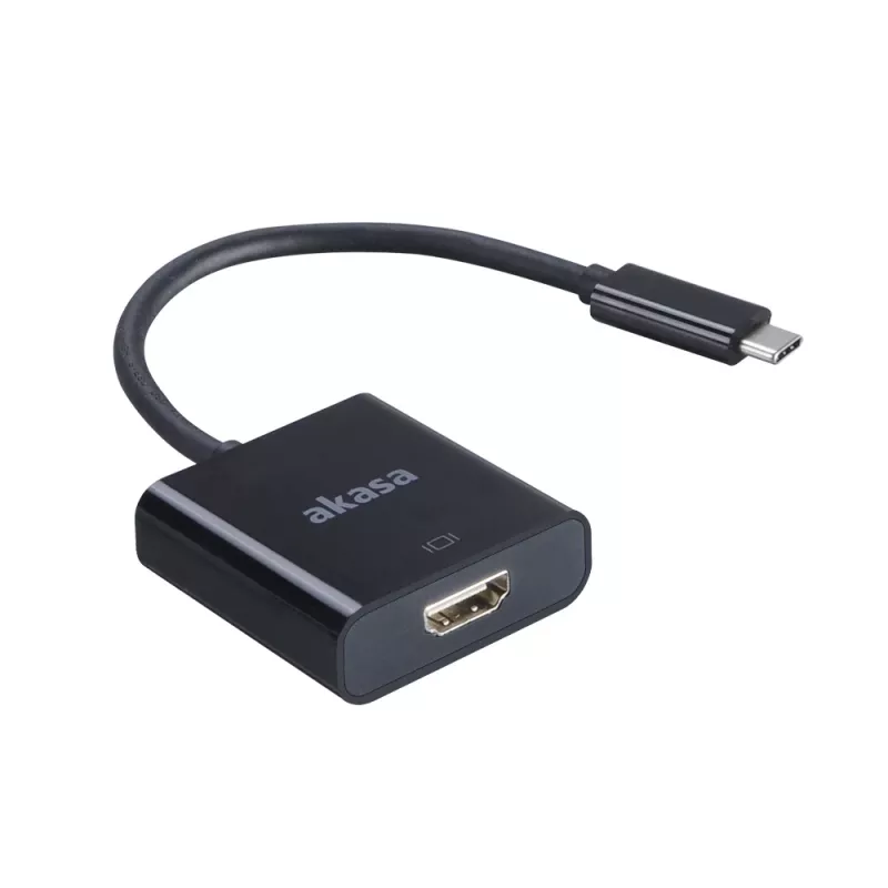 Akasa externe video-adapter - USB-C naar HDMI - 4K@60Hz - zwart