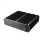 Akasa Euler TX ventilatorloze Thin Mini-ITX behuizing - aluminium - zwart