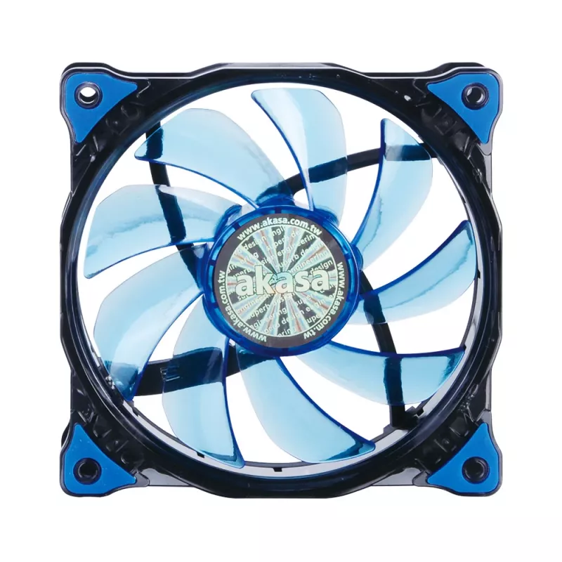 Akasa Vegas AK-FN091-BL 120 mm blauwe LED behuizingventilator