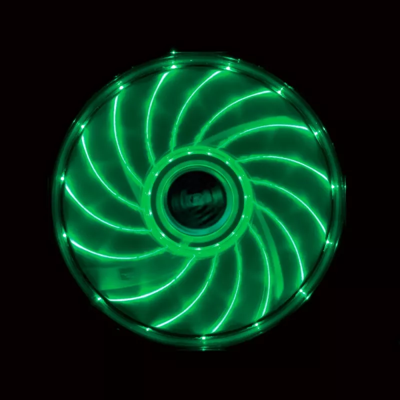 Akasa Vegas AK-FN091-GN 120 mm groene LED behuizingventilator