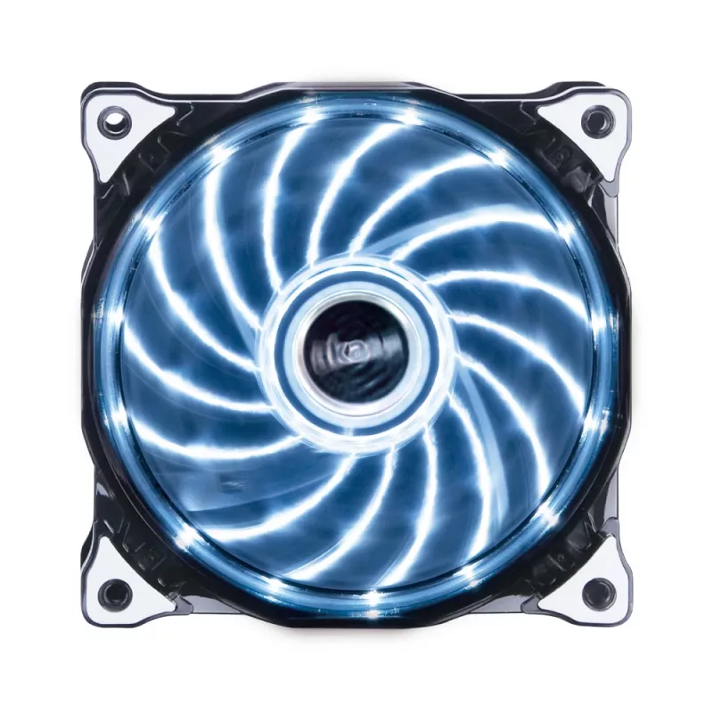 Akasa Vegas AK-FN091-WH 120 mm behuizingventilator - witte LED