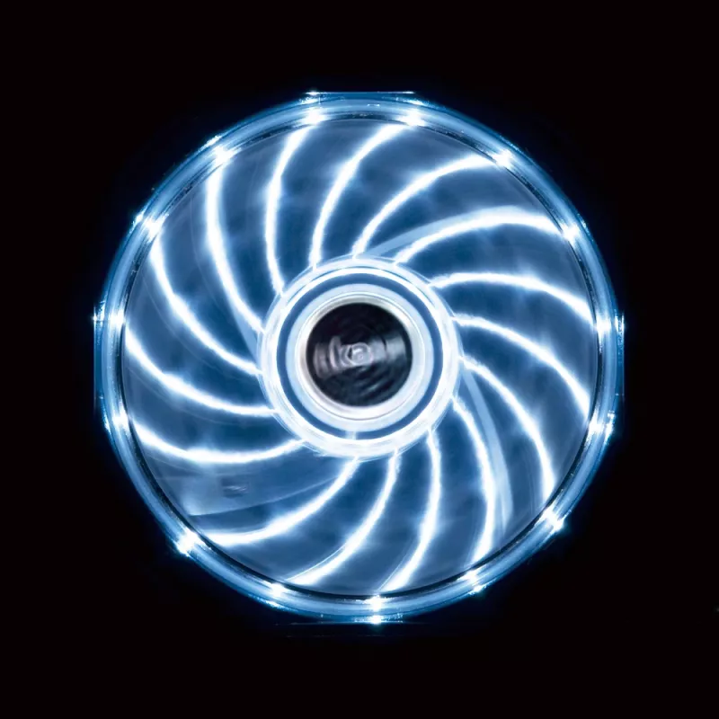 Akasa Vegas AK-FN091-WH 120 mm behuizingventilator - witte LED