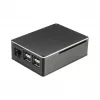 Akasa A-RA02-M1B Raspberry Pi behuizing - aluminium - ventilatorloze passieve koeling - zwart