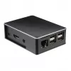 Akasa A-RA02-M1B Raspberry Pi behuizing - aluminium - ventilatorloze passieve koeling - zwart