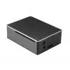 Akasa A-RA02-M1B Raspberry Pi behuizing - aluminium - ventilatorloze passieve koeling - zwart
