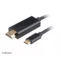 Akasa AK-CBCA12-18BK USB-C naar HDMI adapterkabel 1,8m zwart