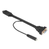Akasa AK-CBHD18-20BK HDMI-naar-VGA adapterkabel 0,2 m zwart