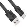 Akasa AK-CBUB43-10BK USB 2.0 kabel - USB-C naar USB-A - 1 m - zwart