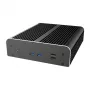 Akasa A-NUC50-M1B ventilatorloze NUC-behuizing - aluminium - zwart - UCFF - 2,5 inch drivebay