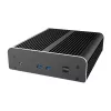 Akasa A-NUC50-M1B ventilatorloze NUC-behuizing - aluminium - zwart - UCFF - 2,5 inch drivebay