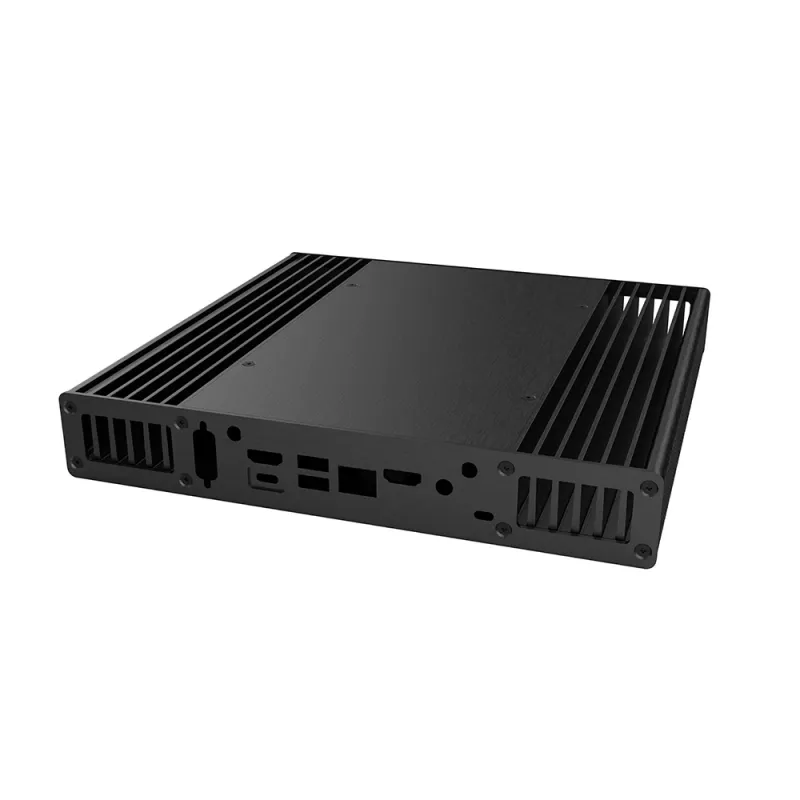 Akasa Plato PX - desktop - pc - aluminium - zwart - UCFF - thuiswerk