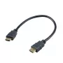 Akasa AK-CBHD25-30BK HDMI 2.0 kabel 0,3 m zwart