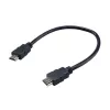 Akasa AK-CBHD25-30BK HDMI 2.0 kabel 0,3 m zwart