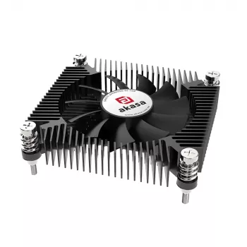 Akasa KS7 Intel LGA 1200/115X low profile CPU-koeler 16mm hoogte schroeven en backplate
