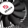 Akasa KS7 Intel LGA 1200/115X low profile CPU-koeler 16mm hoogte schroeven en backplate