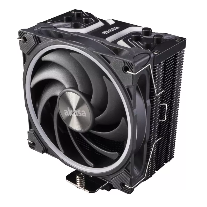 Akasa Soho H4 CPU-koeler, 120 mm, 500-2000 RPM, 31,8 dB, 52,91 CFM