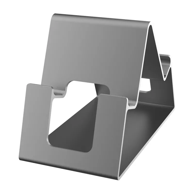 Akasa Aries Pico aluminium telefoon- en tabletstandaard grijs