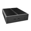 Akasa Newton NE Mini-ITX behuizing - zwart - aluminium - ventilatorloos - 2,5 inch HDD/SSD - 150,6 mm