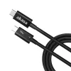 Akasa Thunderbolt 4 USB-C naar USB-C kabel 1m 40Gbps 100W PD 8K60Hz zwart