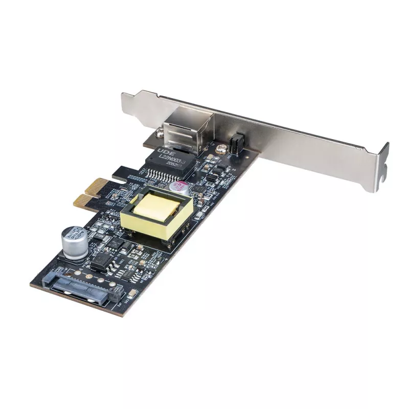 Akasa 2.5G PCIe netwerkkaart met PoE tot 25,5 W