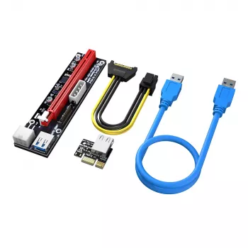 Akasa 6 sets PCIe riser adapterkaart voor GPU mining X16 naar X1