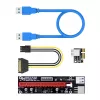 Akasa 6 sets PCIe riser adapterkaart voor GPU mining X16 naar X1