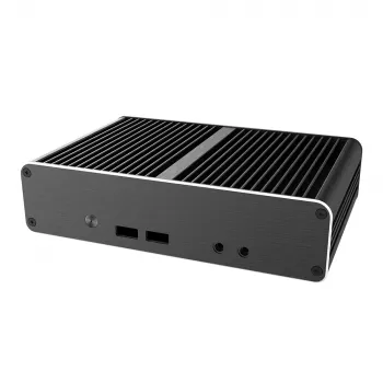 Akasa Newton CAC fanless behuizing voor Intel NUC 11e gen Atlas Canyon (zwart)