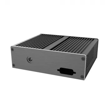 Akasa Ashton T ASUS Tinker Board 3N SBC behuizing met dual single LAN-poorten, fanless, zwart aluminium