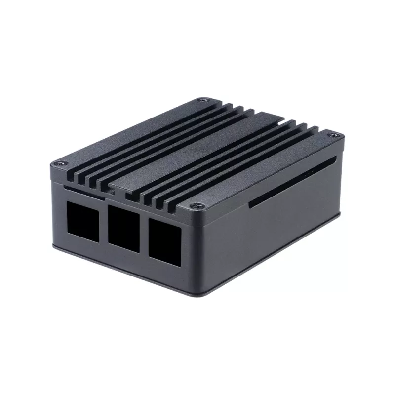 Akasa Raspberry Pi Model 3B+/B aluminium behuizing - zwart